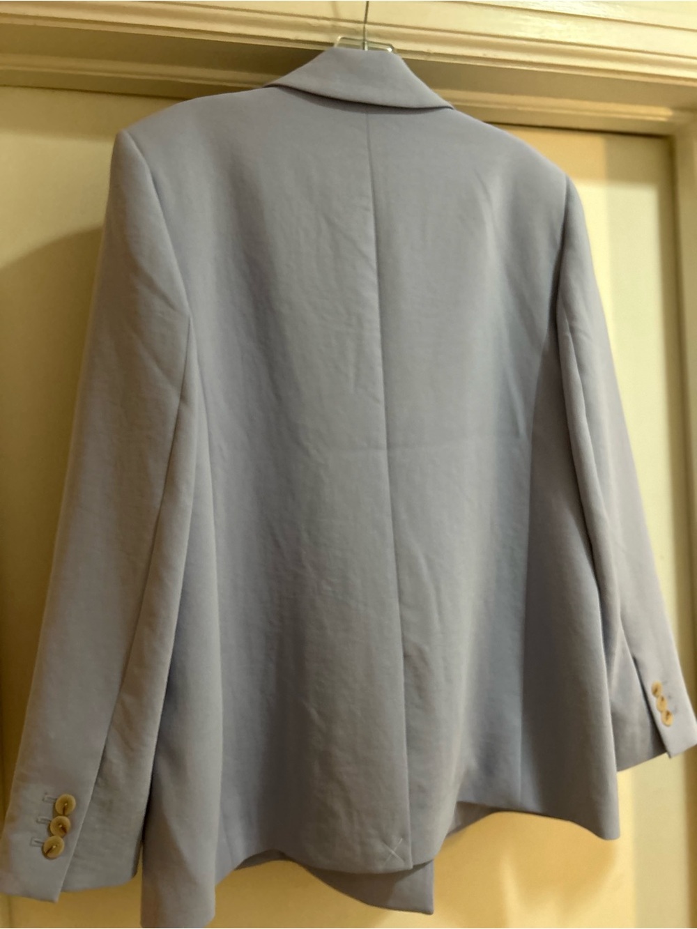 NWT Ann Taylor Blue Hydrangea Crepe Blazer - Picture 5 of 7